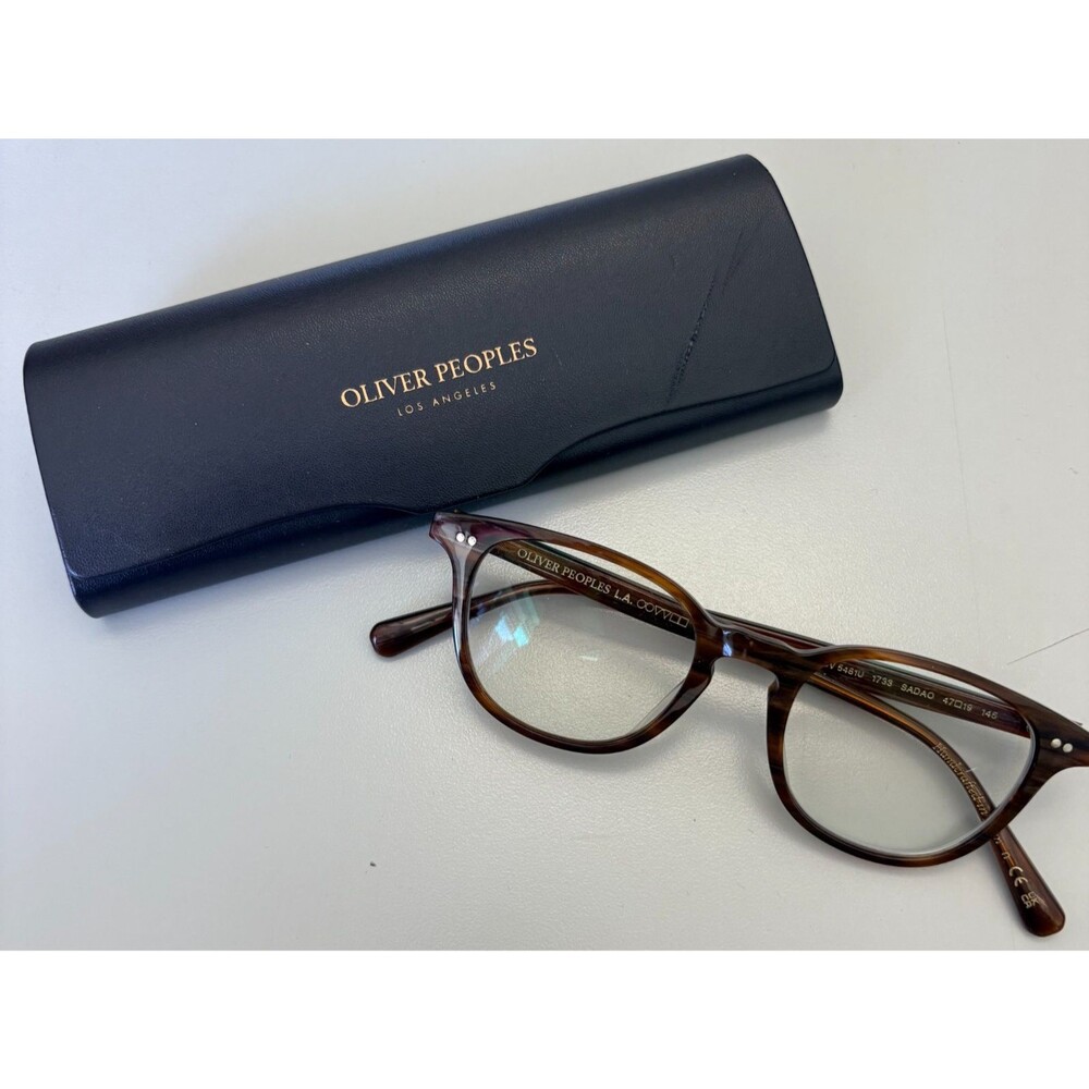 Oliver Peoples Sadao OV5481U 1741 Brown Havana Eyeglasses 47□19 Japan